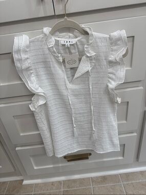 NWT THML size Small white shirt